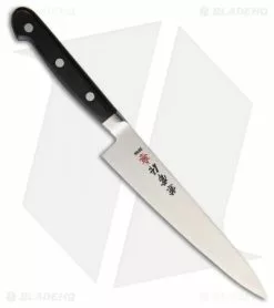 Kanetsune Petty Kitchen Knife 10.25" Black Wood KC-124