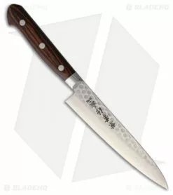Kanetsune Petty Fixed Blade Knife 9.75" Mahogany KC-904