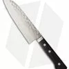 Kanetsune 6.5" Santoku Knife Black Wood KC-943