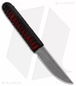 Kelleher Bladeworks Kwaiken Fixed Blade Knife Wrapped Ray Red (3.61" Dark SW) -Avokelavavat Sales Store Kelleher Bladeworks Kwaiken Wrapped Ray Red Dark SW BHQ 90226 er side