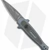 Kershaw Launch 12 Mini Stiletto Automatic Knife Gray/CF (2.5" Black Stonewash) -Avokelavavat Sales Store Kershaw 12 Launch 12 Mini Stiletto Auto Gray CF Black SW BHQ 147367 jr