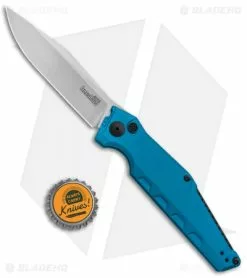 Kershaw Galyean Launch 7 Automatic Knife Teal (3.75" Stonewash) 7900TEALSW -Avokelavavat Sales Store Kershaw Galyean Launch 7 Auto Teal SW 7900TEALSW BHQ 92521 jr bottlecap