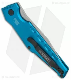 Kershaw Galyean Launch 7 Automatic Knife Teal (3.75" Stonewash) 7900TEALSW -Avokelavavat Sales Store Kershaw Galyean Launch 7 Auto Teal SW 7900TEALSW BHQ 92521 jr side