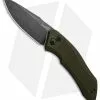 Kershaw Launch 1 Automatic Knife Olive Green Aluminum (3.4" BlackWash) 7100OLBW