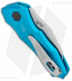 Kershaw Launch 10 Automatic Knife Teal (1.9" Stonewash) 7350 -Avokelavavat Sales Store Kershaw Launch 10 Auto Teal SW 7350 BHQ 105328 jr side
