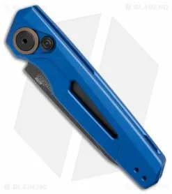 Kershaw Launch 11 Automatic Knife Blue Aluminum (2.75" Blackwash) 7550BLU -Avokelavavat Sales Store Kershaw Launch 11 Auto Blue Aluminum Blackwash BHQ 178234 jr spine