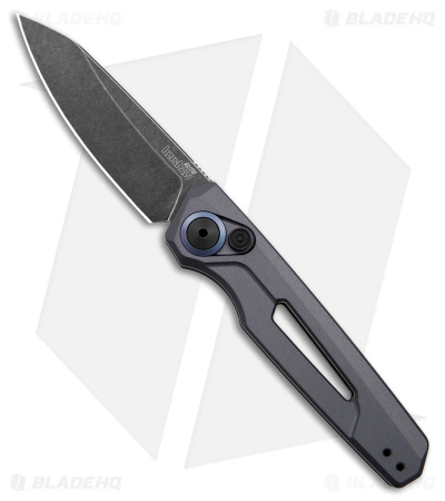 Kershaw Launch 11 Automatic Knife Gray Aluminum (2.75" Blackwash) 7550GRY 3 Kershaw Launch 11 Automatic Knife Gray Aluminum (2.75" Blackwash) 7550GRY