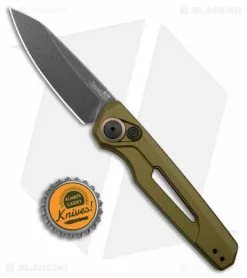 Kershaw Launch 11 Automatic Knife OD Green Aluminum (2.75" Blackwash) 7550OL -Avokelavavat Sales Store Kershaw Launch 11 Auto OD Green Aluminum Blackwash BHQ 178231 jr bottlecap