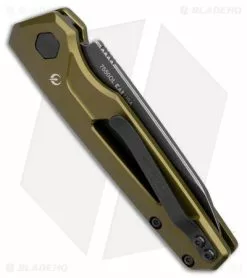 Kershaw Launch 11 Automatic Knife OD Green Aluminum (2.75" Blackwash) 7550OL -Avokelavavat Sales Store Kershaw Launch 11 Auto OD Green Aluminum Blackwash BHQ 178231 jr side