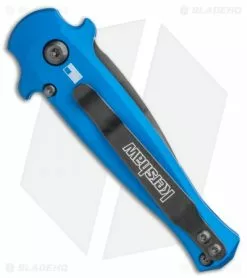 Kershaw Launch 12 CA Legal Mini Stiletto Automatic Knife Blue (1.9" Black) -Avokelavavat Sales Store Kershaw Launch 12 Mini Stiletto Automatic Knife Blue 2.5 Black 7130BLUBLK BHQ 117930 LS Side
