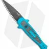 Kershaw Launch 12 Mini Stiletto Automatic Knife Teal (2.5" Black)
