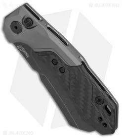 Kershaw Launch 14 Automatic Knife Cleaver Gray Al (3.4" Black SW) 7850 -Avokelavavat Sales Store Kershaw Launch 14 Auto Cleaver BlackWash 7850 BHQ 139777 jr spine