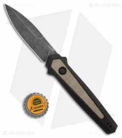 Kershaw Launch 15 MagnaCut Automatic Knife Aluminum/Micarta (3.8" Black SW) 7950 -Avokelavavat Sales Store Kershaw Launch 15 Knife Black Micarta BW BHQ 178514 jr bottlecap