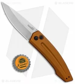 Kershaw Launch 2 Automatic Knife Bronze Aluminum (3.4" Stonewash) 7200EBSW -Avokelavavat Sales Store Kershaw Launch 2 Auto Bronze Alum SW KER7200EBSW BHQ 90333 jr bottlecap