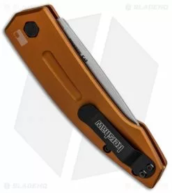 Kershaw Launch 2 Automatic Knife Bronze Aluminum (3.4" Stonewash) 7200EBSW -Avokelavavat Sales Store Kershaw Launch 2 Auto Bronze Alum SW KER7200EBSW BHQ 90333 jr side