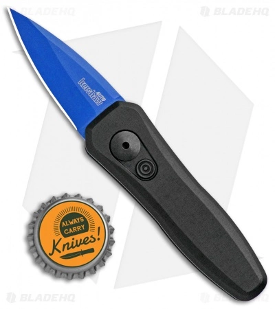 Kershaw Launch 4 CA Legal Automatic Knife Black (1.9" Blue) BHQ Exclusive 6 Kershaw Launch 4 CA Legal Automatic Knife Black (1.9" Blue) BHQ Exclusive - Image 4