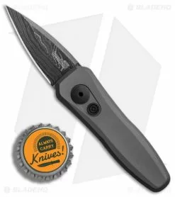 Kershaw Launch 4 CA Legal Automatic Knife Gray (1.9" Damascus) BHQ Exclusive -Avokelavavat Sales Store Kershaw Launch 4 CA Legal Auto Gray Damascus BHQ 86760 er bottlecap