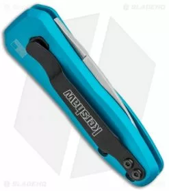 Kershaw Launch 4 CA Legal Automatic Knife Teal (1.9" Stonewash) -Avokelavavat Sales Store Kershaw Launch 4 CA Legal Auto Teal SW KER7500TEALSW BHQ 92074 jr side