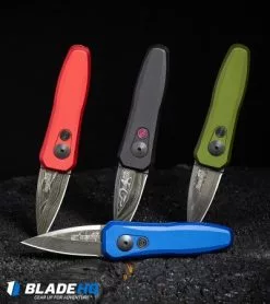 Kershaw Launch 4 CA Legal Automatic Knife (1.9" Damascus) BHQ Exclusive -Avokelavavat Sales Store Kershaw Launch 4 CA Legal Automatic Knife Blue BHQ91856 kp burnt log round web 1