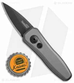 Kershaw Launch 4 CA Legal Automatic Knife Gray (1.9" Black) 7500GRYBLK -Avokelavavat Sales Store Kershaw Launch 4 CA Legal Gray Black KER7500GRYBLK BHQ 74062 jr bottlecap