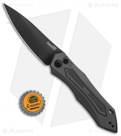 Kershaw Launch 6 Automatic Knife Gray Aluminum (3.75" Black) 7800GRYBLK 6 Kershaw Launch 6 Automatic Knife Gray Aluminum (3.75" Black) 7800GRYBLK - Image 4