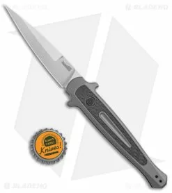Kershaw Launch 8 Stiletto Automatic Knife Gray/CF (3.5" Stonewash) 7150 9 Kershaw Launch 8 Stiletto Automatic Knife Gray/CF (3.5" Stonewash) 7150 -Avokelavavat Sales Store Kershaw Launch 8 Stiletto Auto Gray CF SW BHQ 94067 jr bottlecap