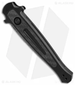 Kershaw Launch 8 Stiletto Automatic Knife Black/CF (3.6" Damascus) 7 Kershaw Launch 8 Stiletto Automatic Knife Black/CF (3.6" Damascus) -Avokelavavat Sales Store Kershaw Launch 8 Stiletto Automatic Knife Black CF 3in Damascus BHQ 145172 td spine