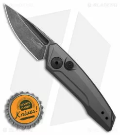 Kershaw Launch 9 Automatic Knife Drop Point Gray Aluminum (2" Black SW) -Avokelavavat Sales Store Kershaw launch 9 AK Drop Point Gray Aluminum 2in BSW BHQ 177025 td size