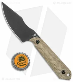 Kizer Maverick Customs Harpoon Mini 10V Fixed Blade Green Micarta (3" Black) -Avokelavavat Sales Store Kizer Maverick Customs Harpoon Mini Fixed Blade Green Micarta Black BHQ 156460 jr bottlecap