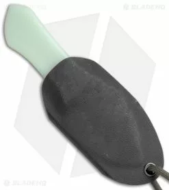 Kizer Thumbper Short Fixed Blade Neck Knife Natural G-10 (2" Stonewash) 1013 -Avokelavavat Sales Store Kizer Thumbper Long Goo Green SW 1013 BHQ 50470 jr sheath