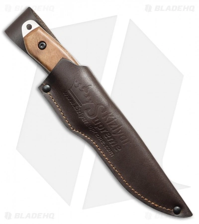 Kizlyar Supreme Corsair Fixed Blade Knife Walnut (4.375" Satin) KK0100 4 Kizlyar Supreme Corsair Fixed Blade Knife Walnut (4.375" Satin) KK0100 - Image 2