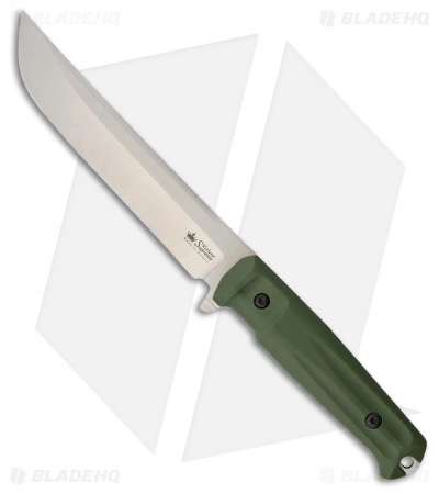Kizlyar Supreme Senpai AUS-8 Fixed Blade Knife OD Green Kraton (6.75" Satin) 3 Kizlyar Supreme Senpai AUS-8 Fixed Blade Knife OD Green Kraton (6.75" Satin)