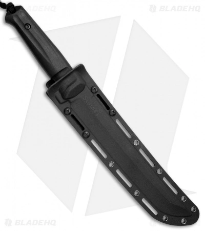 Kizlyar Supreme Knives Sensei AUS-8 Fixed Blade Knife Black Kraton (8.75" Black) 5 Kizlyar Supreme Knives Sensei AUS-8 Fixed Blade Knife Black Kraton (8.75" Black) - Image 3