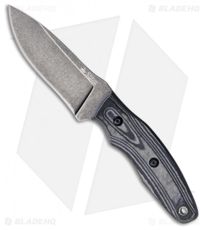 Kizlyar Supreme Urban Fixed Blade Gray/Black Micarta (3.75" Black Stonewash) 3 Kizlyar Supreme Urban Fixed Blade Gray/Black Micarta (3.75" Black Stonewash)