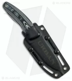 Kizlyar Supreme Urban Niolox Fixed Blade Knife Gray/Black G-10 (3.75" Satin) -Avokelavavat Sales Store Kizlyar Supreme Urban Niolox gray black g10 satin BHQ 73423 er sheath