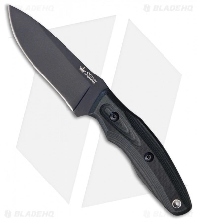 Kizlyar Supreme Urban Fixed Blade Knife Green/Black Micarta (3.75" Black) KK0228 3 Kizlyar Supreme Urban Fixed Blade Knife Green/Black Micarta (3.75" Black) KK0228