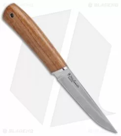 Kizlyar Supreme Malamut Fixed Blade Knife Walnut (4.7" Stonewash) -Avokelavavat Sales Store Kizlyar Surpreme Malamut Walnut SW KK0008 BHQ 88619 jr spine