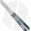 VMX Knives VMX Vallotton/Maverick Balisong Butterfly Knife Blue/Bronze Ti (4.25" Satin)