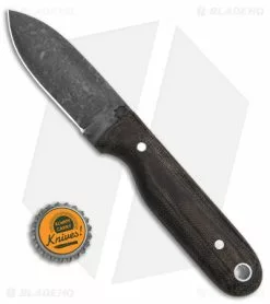 LT Wright Knives LT Wright Bushbaby Fixed Blade Knife Matte Black Micarta (3" Black 1075) -Avokelavavat Sales Store LT Wright Bushbaby FBK Matte Black Micarta BHQ 174625 td size