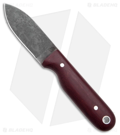 LT Wright Knives LT Wright Bushbaby Fixed Blade Knife Double Red Matte Micarta (3" Black) 3 LT Wright Knives LT Wright Bushbaby Fixed Blade Knife Double Red Matte Micarta (3" Black)
