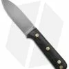 LT Wright Knives Genesis Flat Bush Knife Black Micarta (4.25" Satin) -Avokelavavat Sales Store LT Wright Genesis Flat Bush Black Micarta BHQ 68088 jr