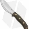 LT Wright Knives LT Wright Jessmuk Fixed Blade Scandi Knife Green Micarta (4.5" Satin) 3V