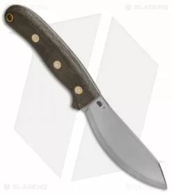 LT Wright Knives LT Wright Jessmuk Fixed Blade Scandi Knife Green Micarta (4.5" Satin) 3V -Avokelavavat Sales Store LT Wright Jessmuk Scandi Green Micarta Satin BHQ 89802 jr spine