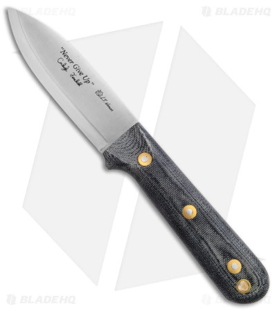 LT Wright Carleigh Fairchild Genesis Knife Scandi Black Micarta (4.3" Satin) 3 LT Wright Carleigh Fairchild Genesis Knife Scandi Black Micarta (4.3" Satin)