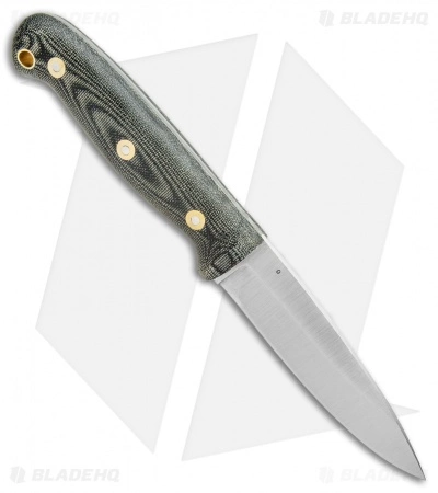 LT Wright Knives GNS Saber Fixed Blade Matte Black Micarta (4.5" Satin) 4 LT Wright Knives GNS Saber Fixed Blade Matte Black Micarta (4.5" Satin) - Image 2