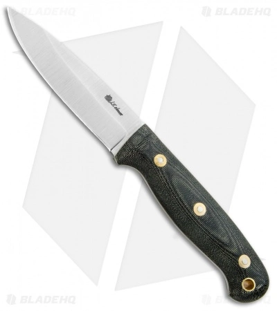 LT Wright Knives GNS Saber Fixed Blade Matte Black Micarta (4.5" Satin) 3 LT Wright Knives GNS Saber Fixed Blade Matte Black Micarta (4.5" Satin)