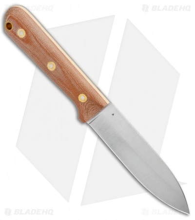 LT Wright Knives L.T. Wright Gen 5 Fixed Blade Knife Natural Micarta (5.25" Satin A2) 4 LT Wright Knives L.T. Wright Gen 5 Fixed Blade Knife Natural Micarta (5.25" Satin A2) - Image 2