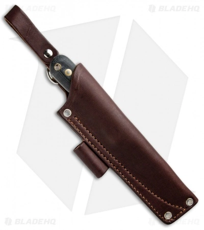 LT Wright Knives Genesis Scandi Bush Knife Black Micarta (4.25" Satin) 5 LT Wright Knives Genesis Scandi Bush Knife Black Micarta (4.25" Satin) - Image 3