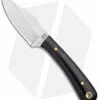 LT Wright Knives Great Plainsman Knife Matte Black Micarta (2.75" Satin)