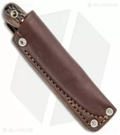 LT Wright Knives Great Plainsman Fixed Blade Knife Stag Jigged Bone (2.7" Satin) -Avokelavavat Sales Store LT Wright Knives Great Plainsman Stag Jigged Bone Satin BHQ 95845 jr sheath 2